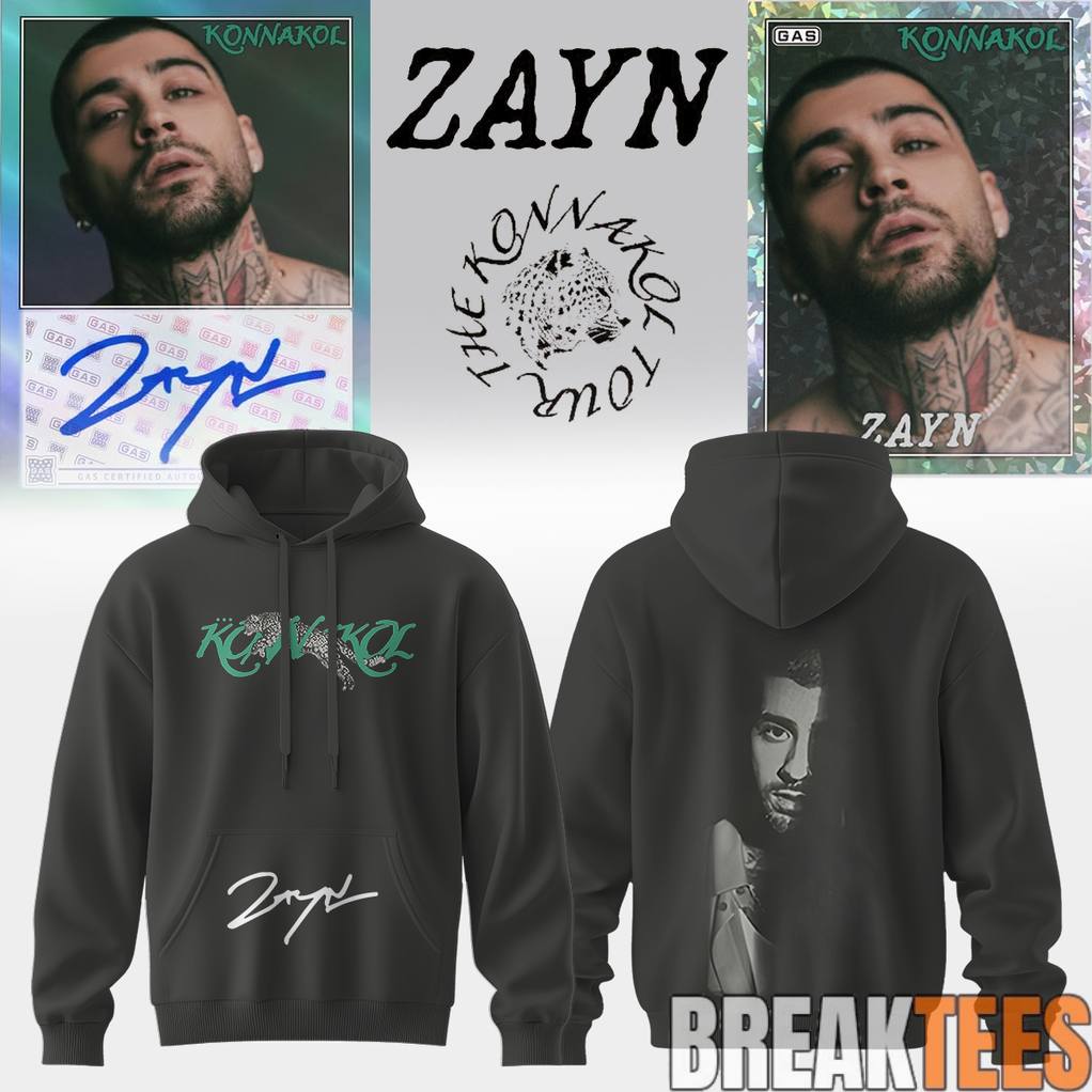 Zayn Malik The Konnakol Tour 2026 - Adult & Kids T-Shirts, Sweatshirts & Hoodies apparel design preview 1