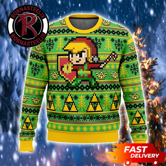 Zelda Holiday Cosplay Elf Christmas Legend Of Zelda Ugly Christmas Sweater - Holiday Gift product image
