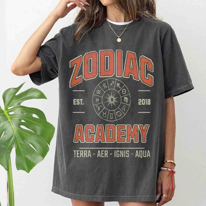 Zodiac Academy Solaria Comfort Colors Vega Twins - Adult & Kids T-Shirts, Sweatshirts & Hoodies apparel design preview 1