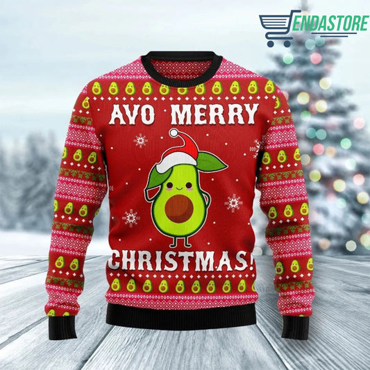 Avocado avo Merry 3D Christmas Sweater - Holiday Gift product image
