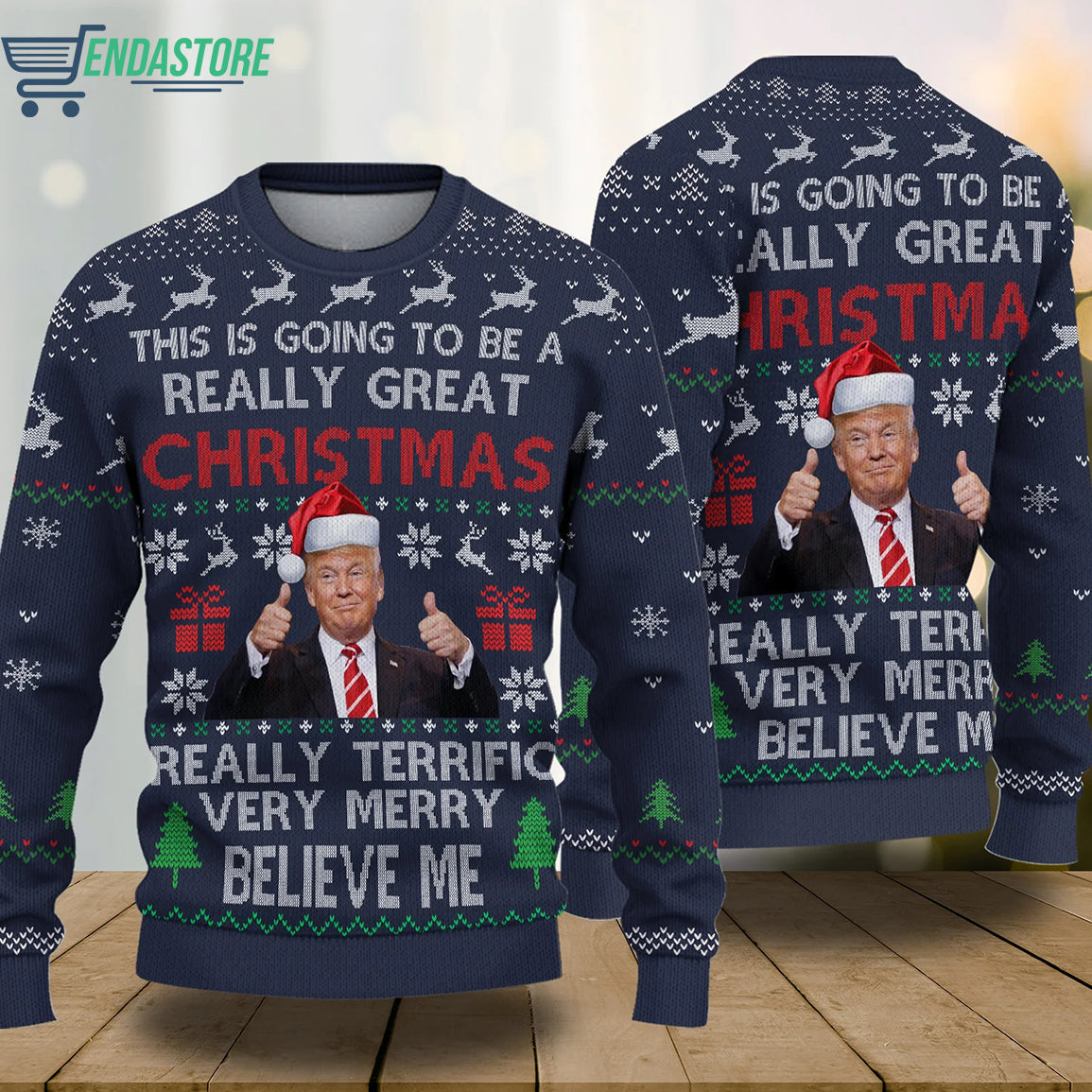 Tr*mp this is going to be a really great 3D Christmas Sweater - Holiday Gift product image