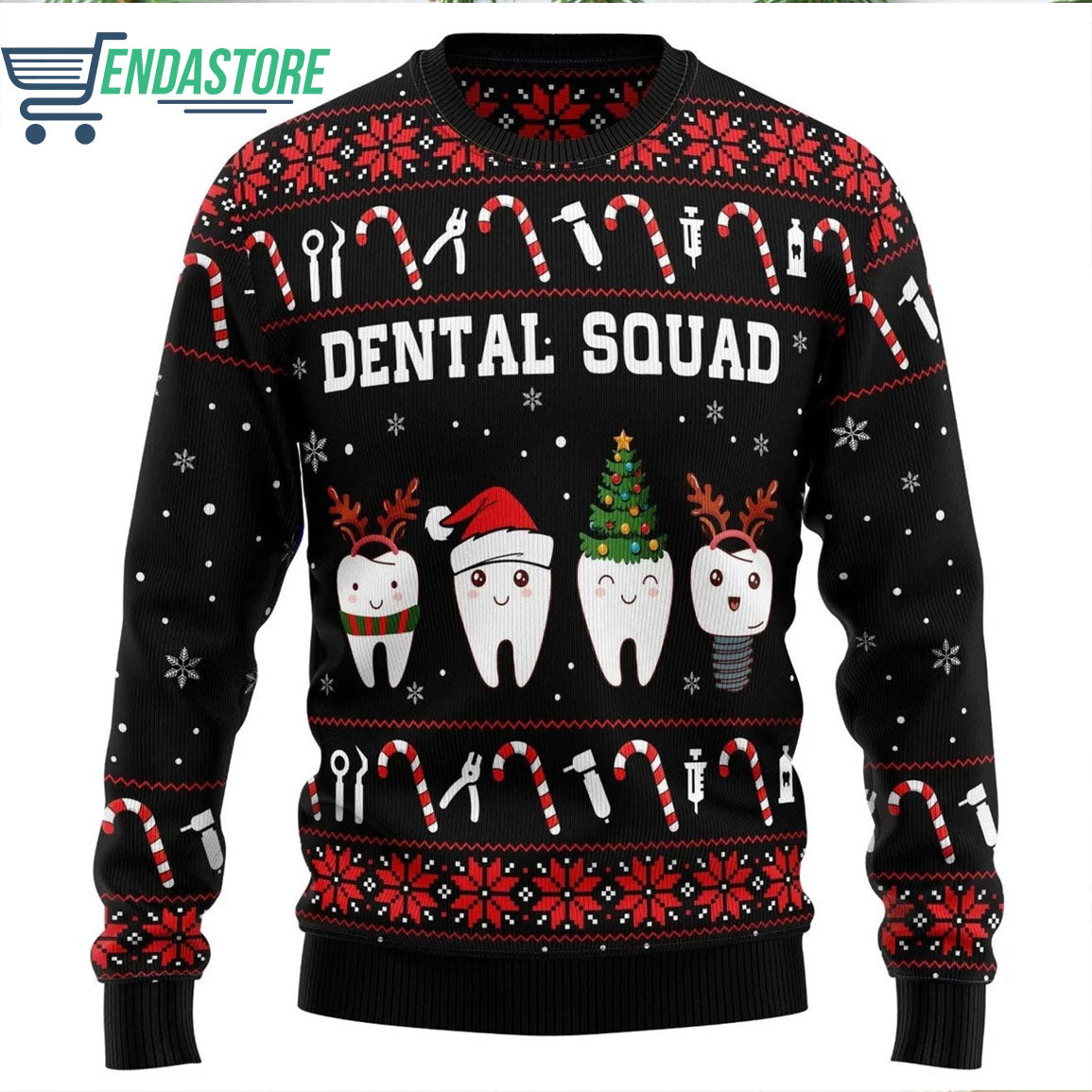 Dental squad dentist 3D Ugly Christmas Sweater - Holiday Gift product image 2