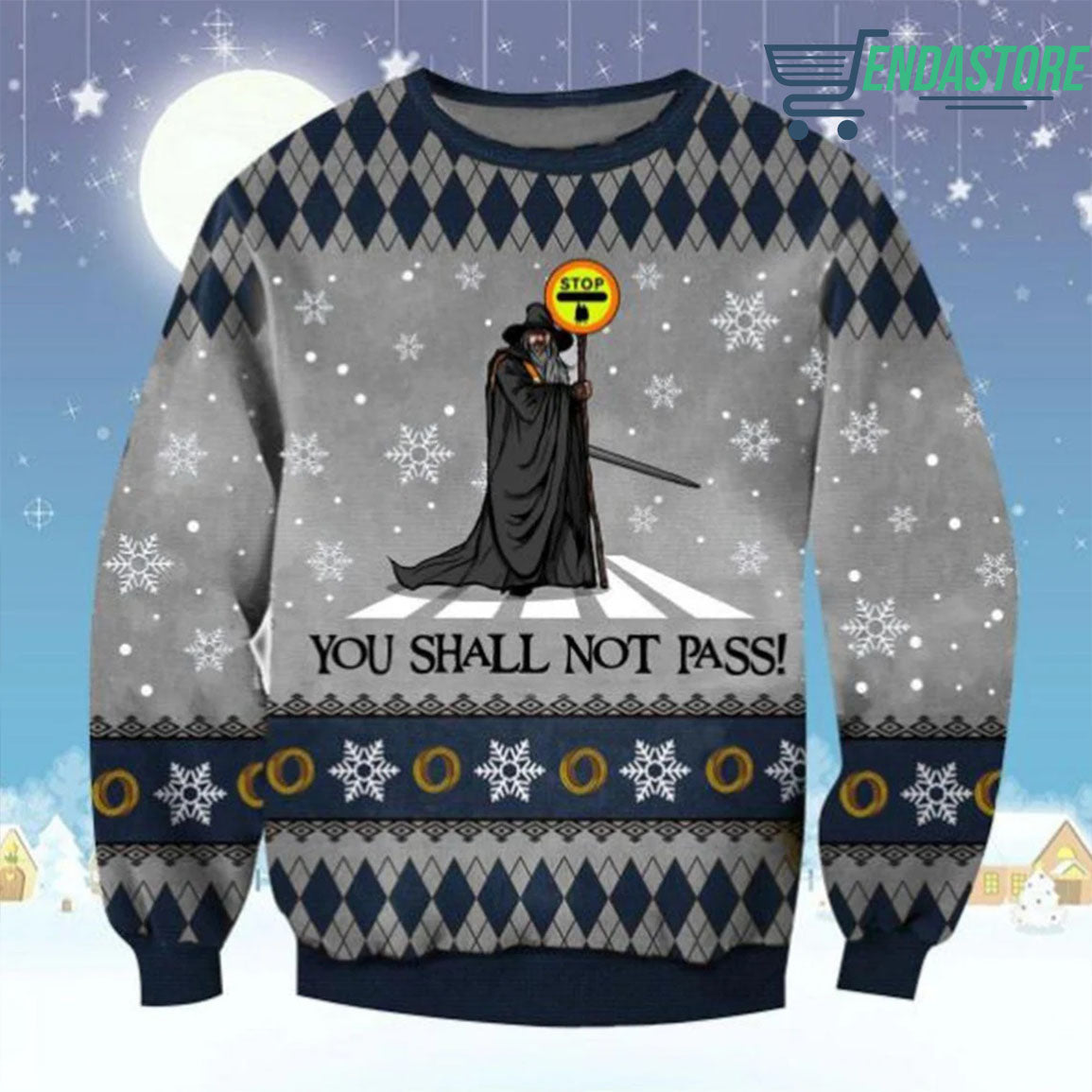 Supernatural dean singing eye of the tiger 3D Ugly Christmas Sweater - Holiday Gift product image 2
