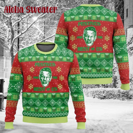 A Festivus Seinfeld Ugly Christmas Sweater - Holiday Gift product image