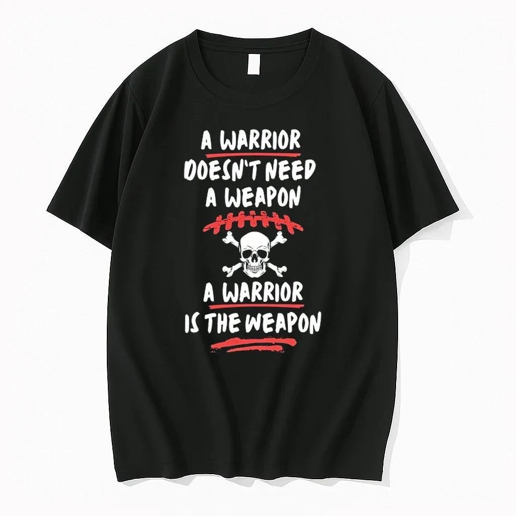 A Warrior Doesnt Need Weapon Is The 0 Sweater - Adult & Kids T-Shirts, Sweatshirts & Hoodies apparel design preview 1