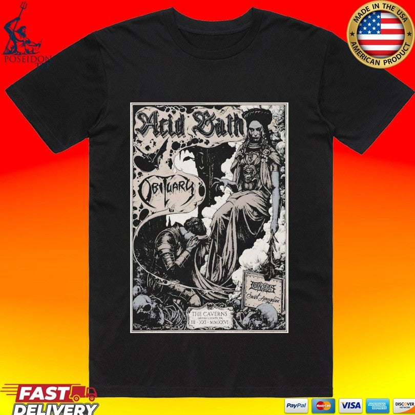 Acid Bath 03 21 2026 The Caverns Pelham Tn - Adult & Kids T-Shirts, Sweatshirts & Hoodies apparel design preview 1