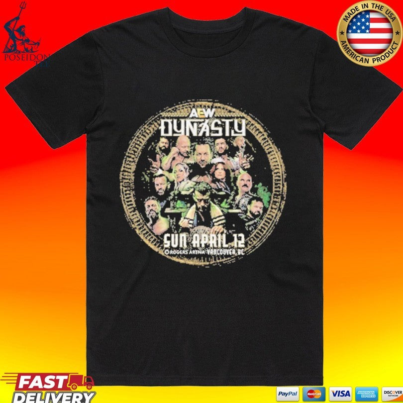 Aew Dynasty Sun April 12 2026 - Adult & Kids T-Shirts, Sweatshirts & Hoodies apparel design preview 1