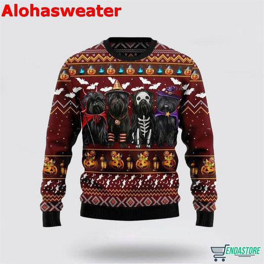 Affenpinscher Dog Halloween Ugly Christmas Sweater - Holiday Gift product image