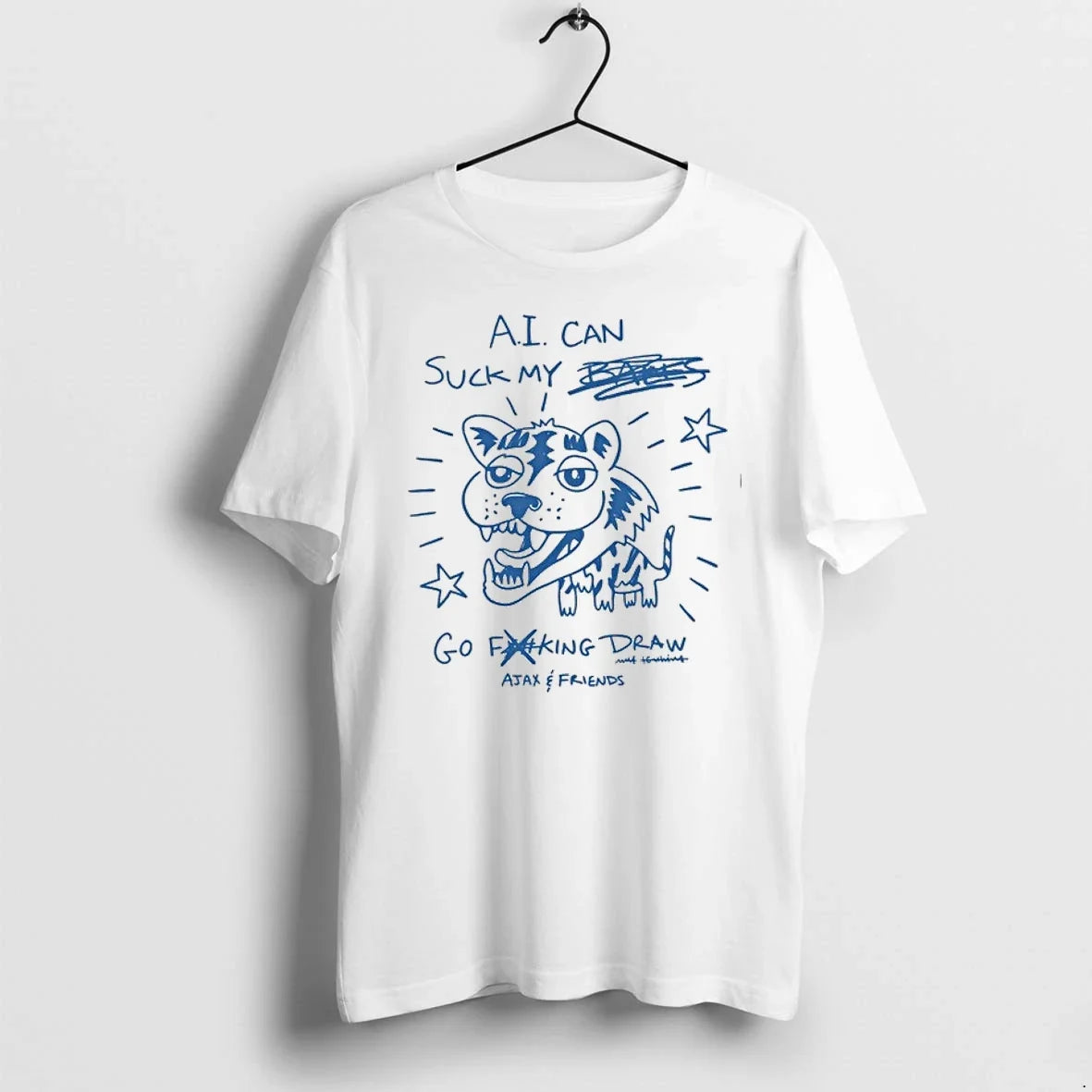 Ai Can Suck My Balls Go Fucking Draw 0 Sweater - Adult & Kids T-Shirts, Sweatshirts & Hoodies apparel design preview 1