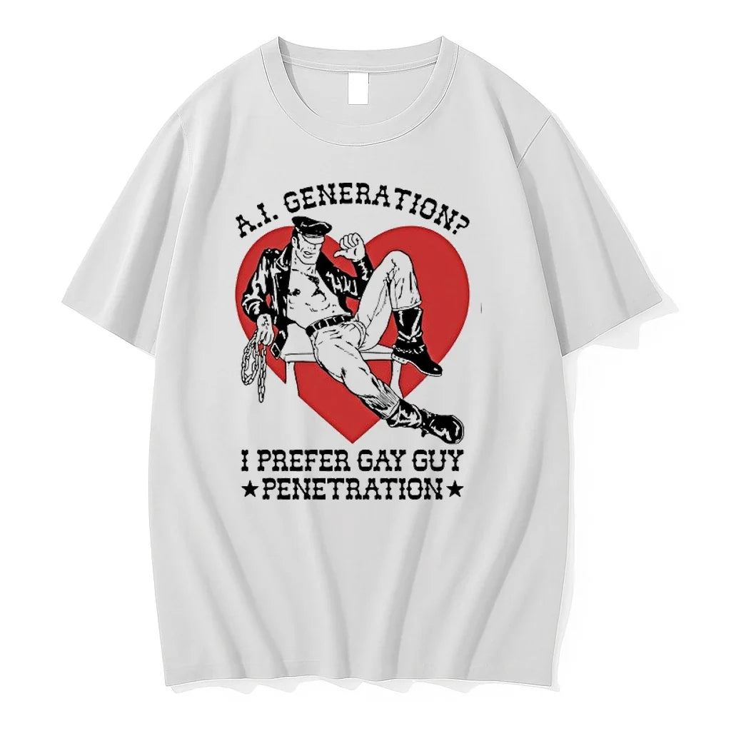 Ai Generation I Prefer Gay Guy Penetration Lederomas - Adult & Kids T-Shirts, Sweatshirts & Hoodies apparel design preview 1