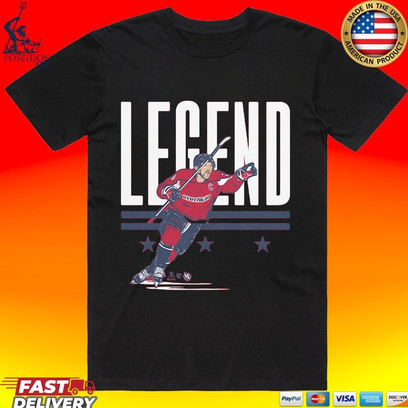 Alex Ovechkin Legend - Adult & Kids T-Shirts, Sweatshirts & Hoodies apparel design preview 1