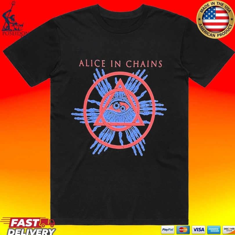 Alice In Chains Circle Triangle Large - Adult & Kids T-Shirts, Sweatshirts & Hoodies apparel design preview 1