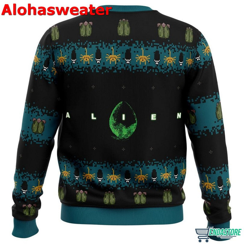 Alien Facehugger Christmas Sweater - Holiday Gift product image 2
