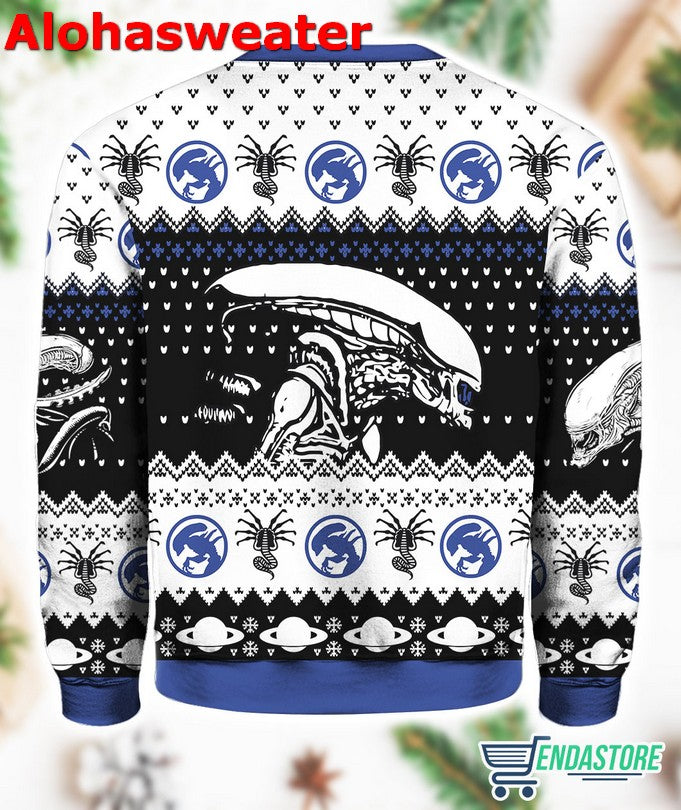 Alien Movie Xenomorph Ugly Christmas Sweater - Holiday Gift product image 2