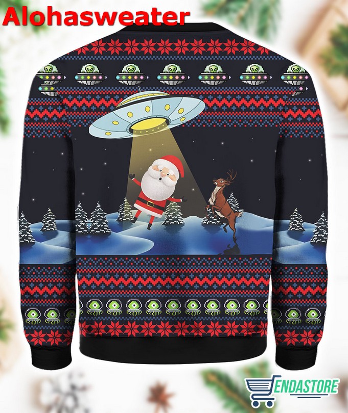 Alien Funny Santa Christmas Ugly Christmas Sweater - Holiday Gift product image 3