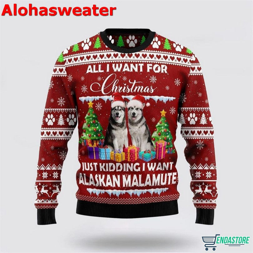 All I Want For Christmas Is A Ugly Dachshund Gift Ugly Christmas Sweater - Holiday Gift product image 2