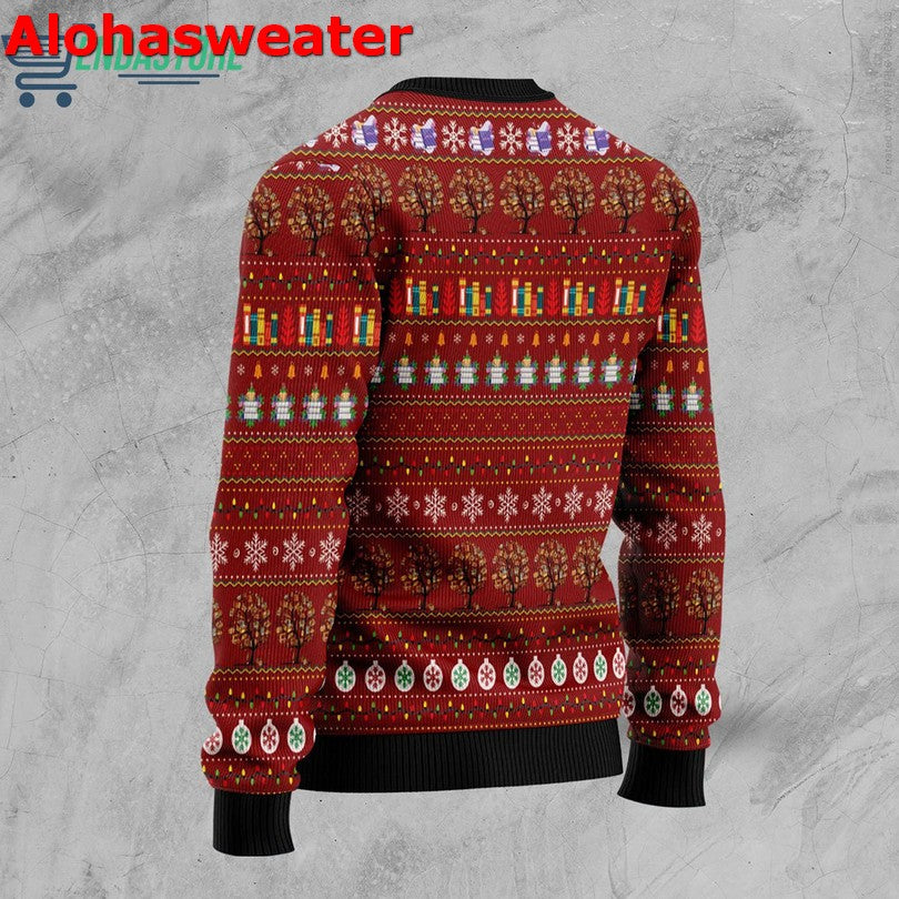 All i want for Christmas is book Christmas Sweater - Holiday Gift product image 2