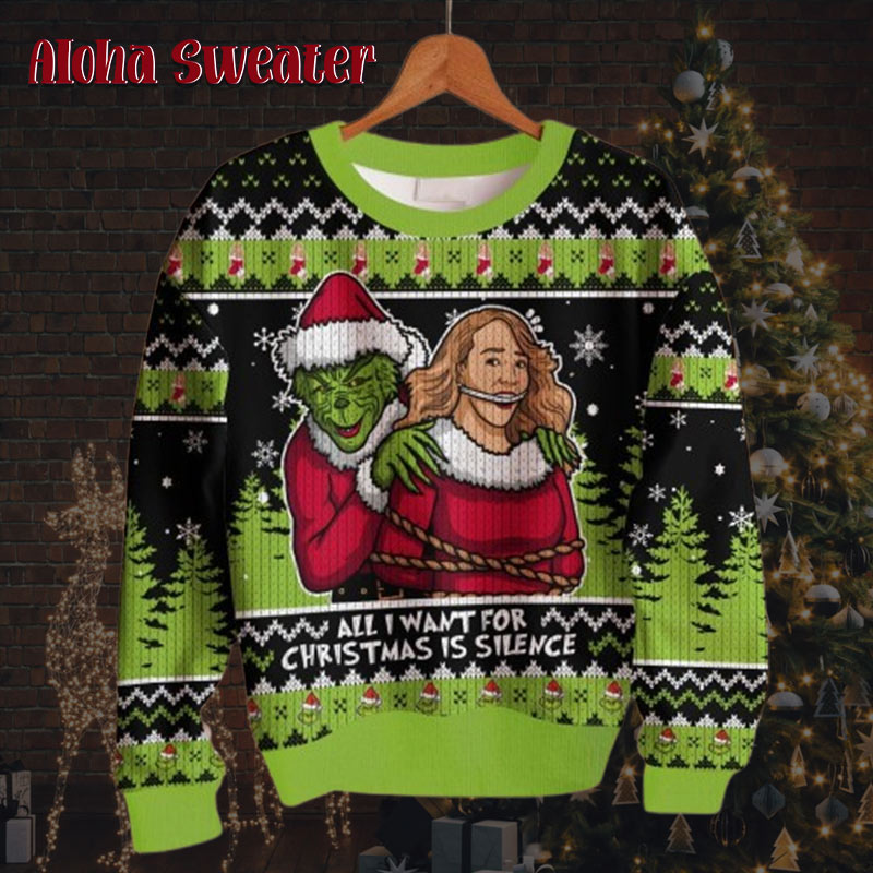 The Grinch And Max Dog Red Ugly Christmas Sweater - Holiday Gift product image 5