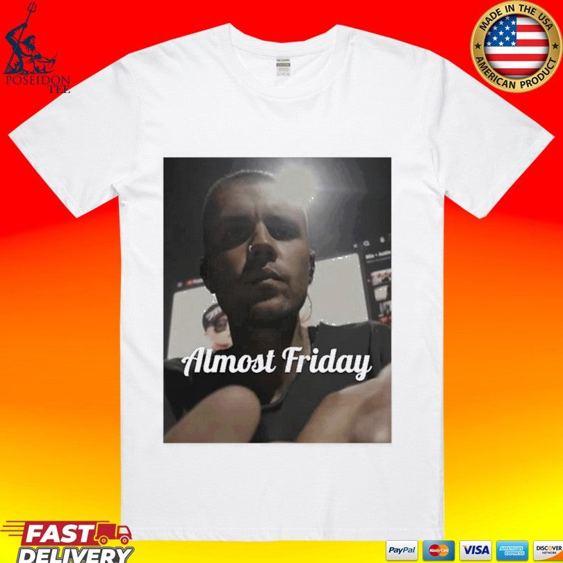 Almost Friday Justin Bieber Coachella - Adult & Kids T-Shirts, Sweatshirts & Hoodies apparel design preview 1