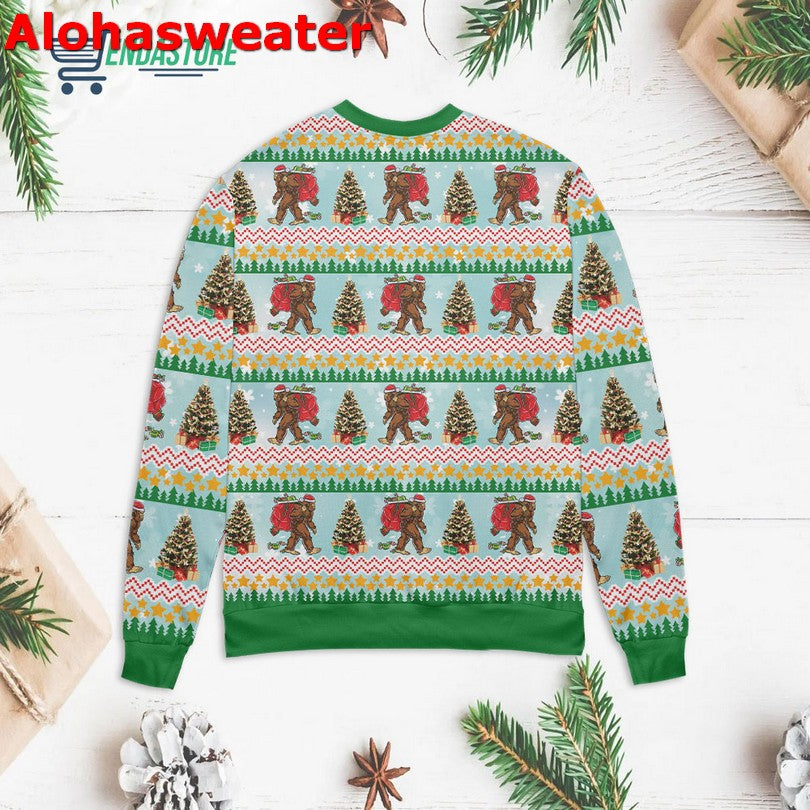 Amazing bigfoot Ugly Christmas Sweater - Holiday Gift product image 2