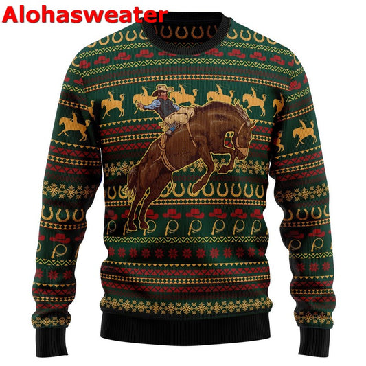 Amazing cowboy Christmas Sweater - Holiday Gift product image