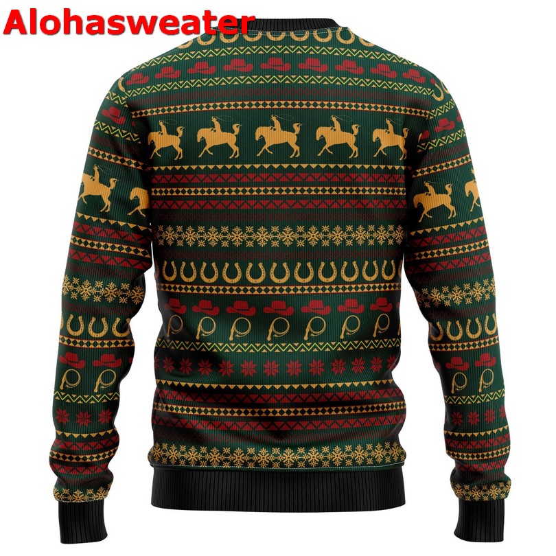 Amazing cowboy Christmas Sweater - Holiday Gift product image 3