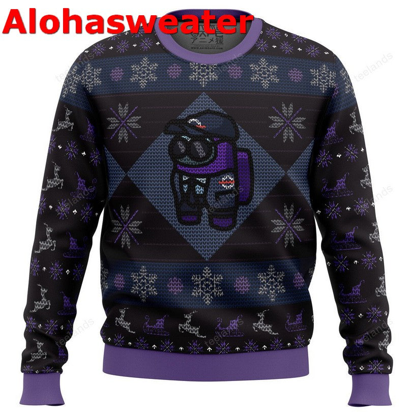 Among Us Fan Ugly Christmas Sweater - Holiday Gift product image 3