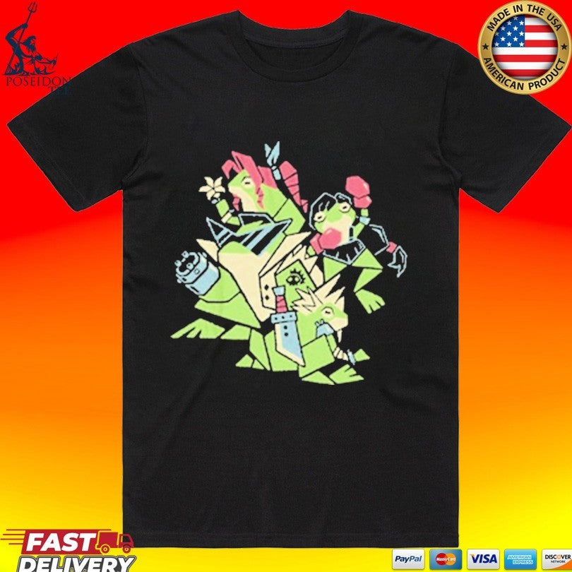 Amphibian Fantasy Vii Henrique Torres - Adult & Kids T-Shirts, Sweatshirts & Hoodies apparel design preview 1
