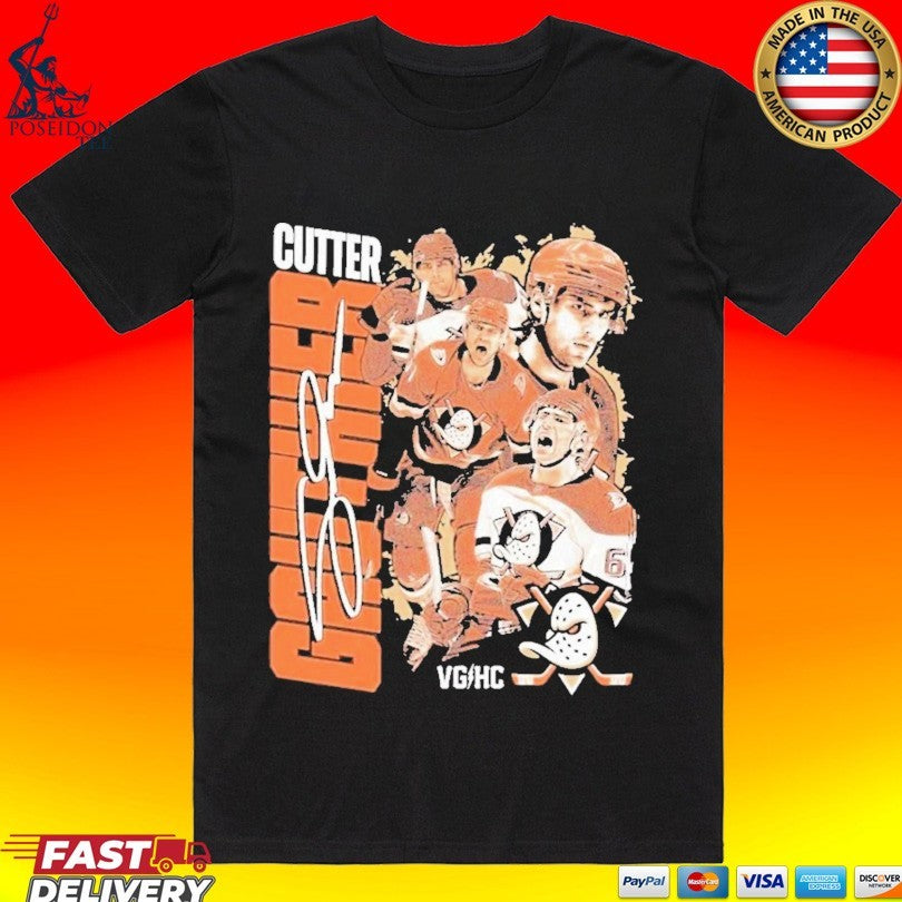 Anaheim Ducks Cutter The Sniper Collage 2026 - Adult & Kids T-Shirts, Sweatshirts & Hoodies apparel design preview 1