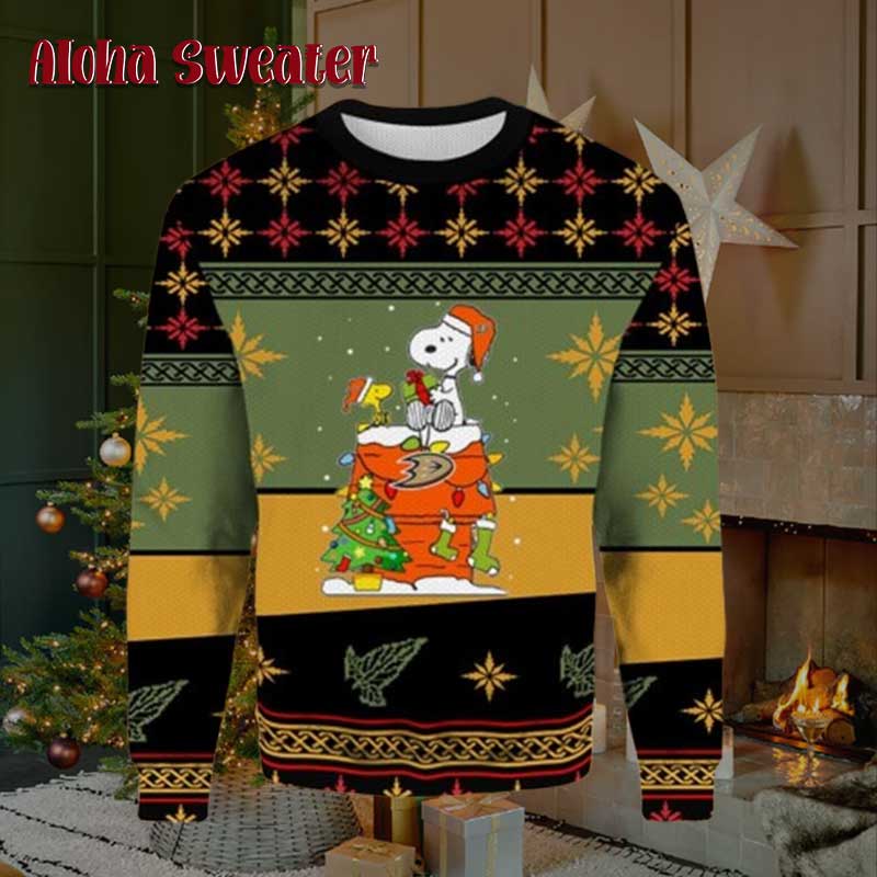 Baloon Charlie And Snoopy Ugly Christmas Sweater - Holiday Gift product image 3