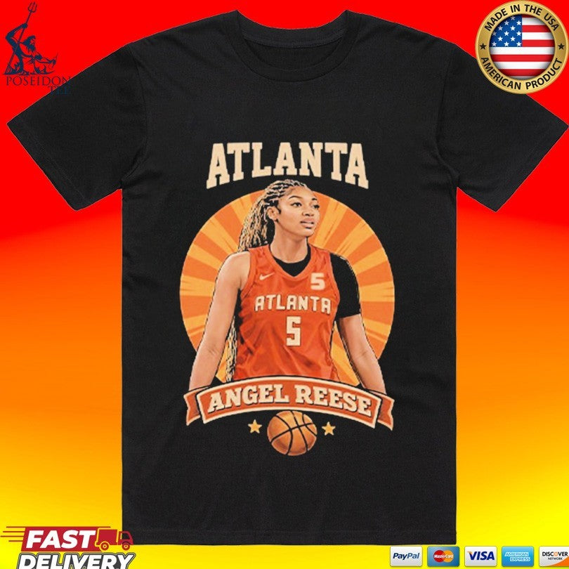 Angel Reese Atlanta Dream Basketball - Adult & Kids T-Shirts, Sweatshirts & Hoodies apparel design preview 1