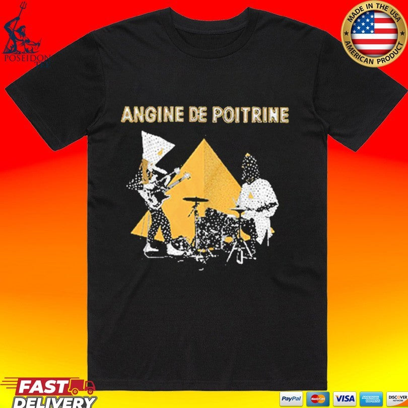 Angine De Poitrine French Indie Rock Band - Adult & Kids T-Shirts, Sweatshirts & Hoodies apparel design preview 1