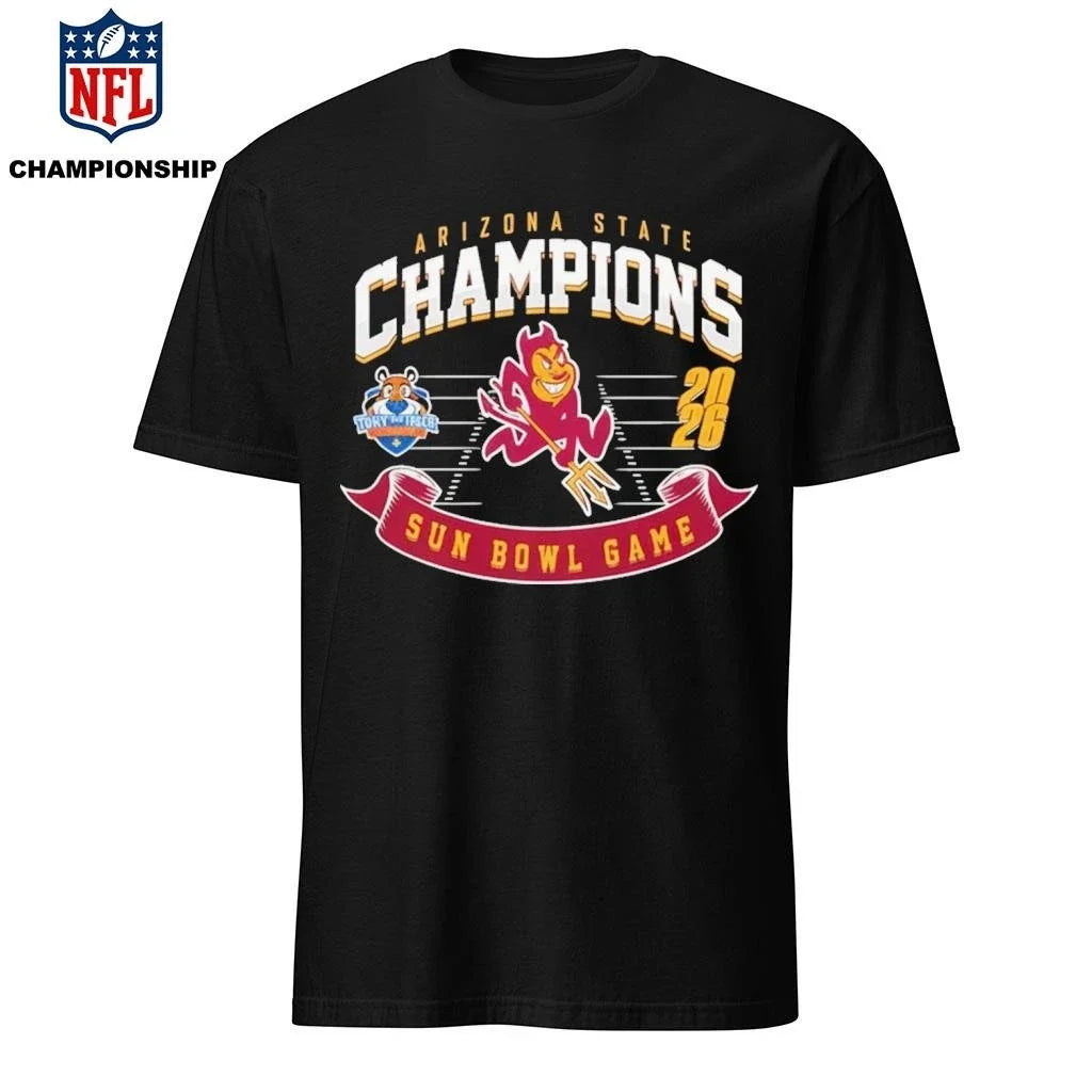 Arizona State Sun Devils Bowl Champions - Adult & Kids T-Shirts, Sweatshirts & Hoodies apparel design preview 1