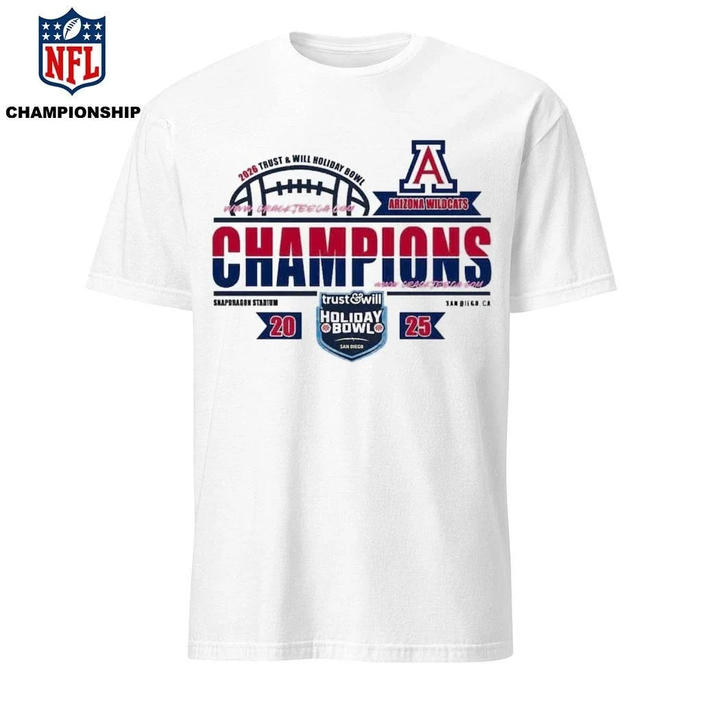 Arizona Wildcats Football 2026 Trust &amp; Will - Adult & Kids T-Shirts, Sweatshirts & Hoodies apparel design preview 1