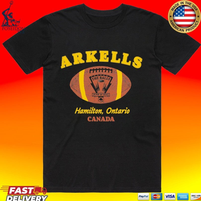 Arkells The Rally Football Event Hamilton Ontario - Adult & Kids T-Shirts, Sweatshirts & Hoodies apparel design preview 1
