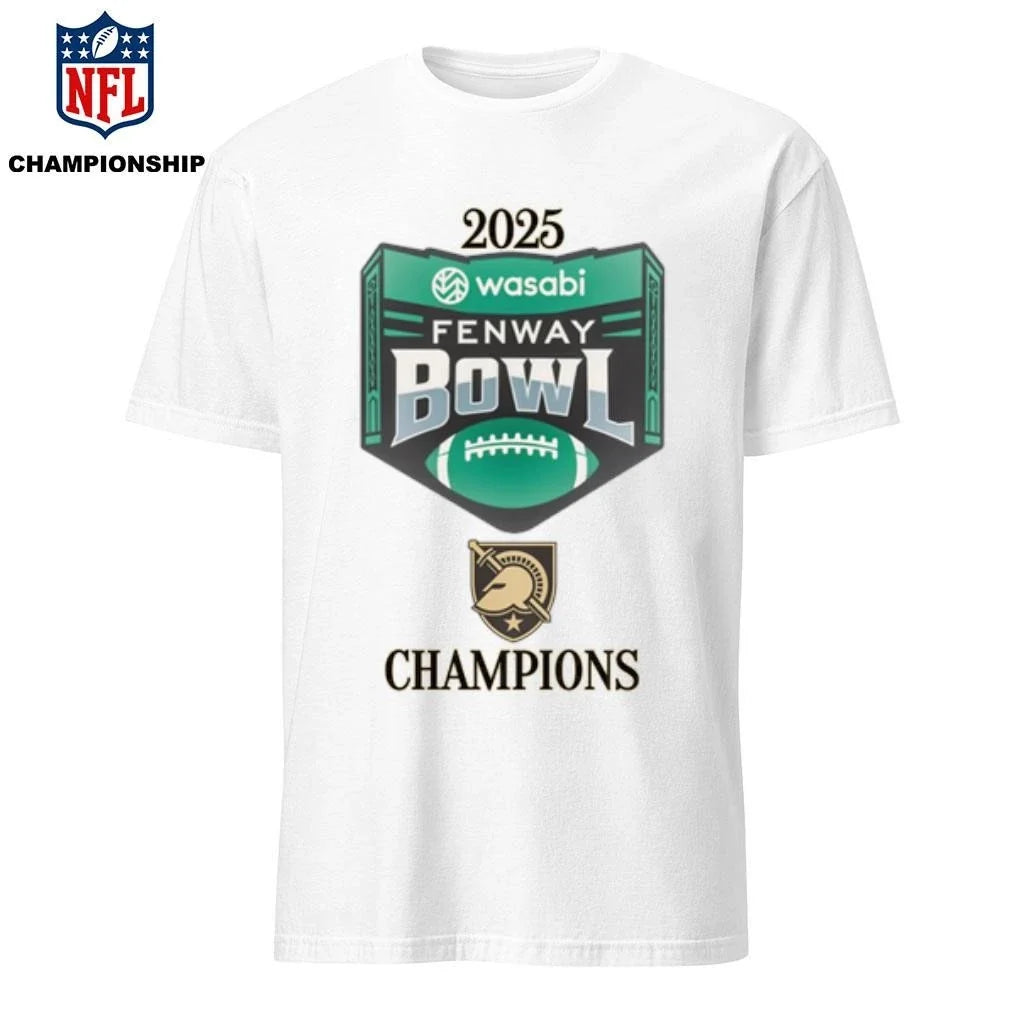 Army Black Knights 2025 Wasabi Fenway Bowl Champions - Adult & Kids T-Shirts, Sweatshirts & Hoodies apparel design preview 1