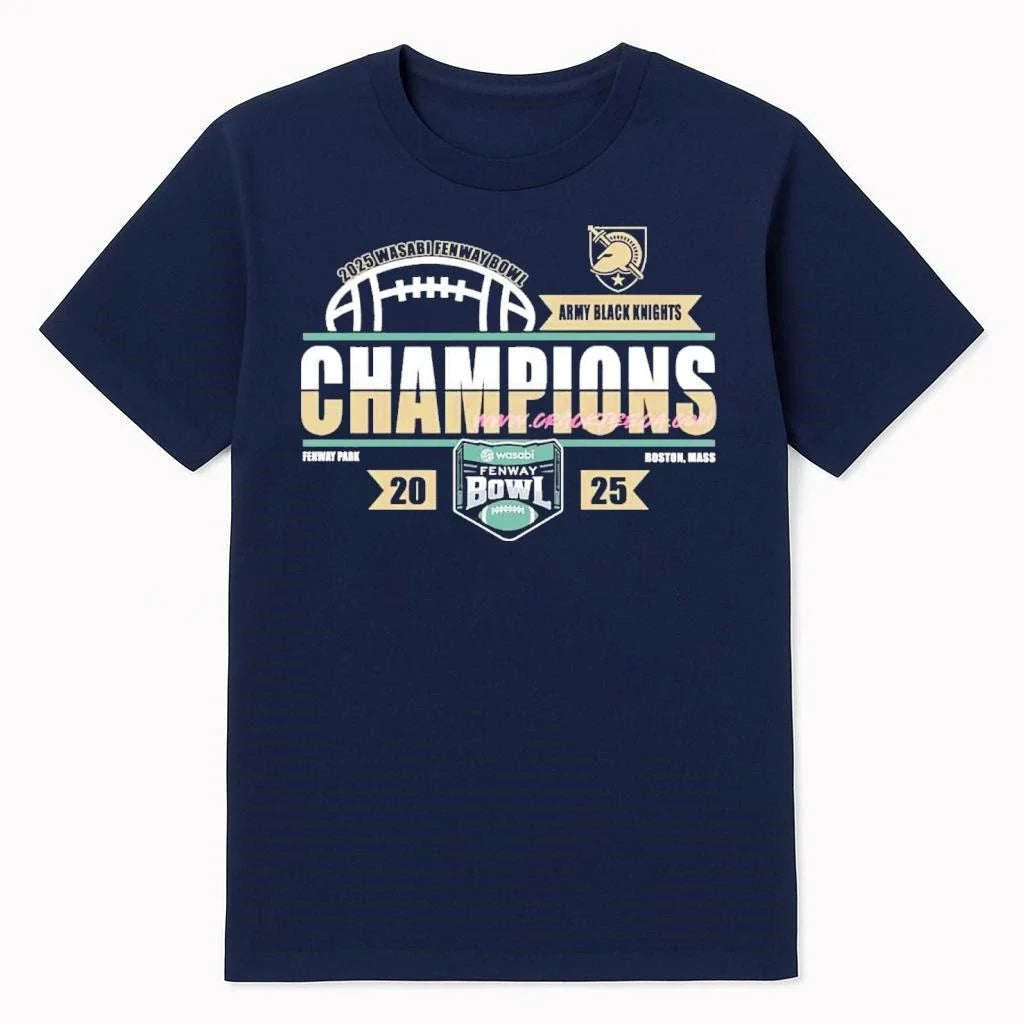 Army Black Knights Football 2025 Wasabi Fenway Bowl - Adult & Kids T-Shirts, Sweatshirts & Hoodies apparel design preview 1