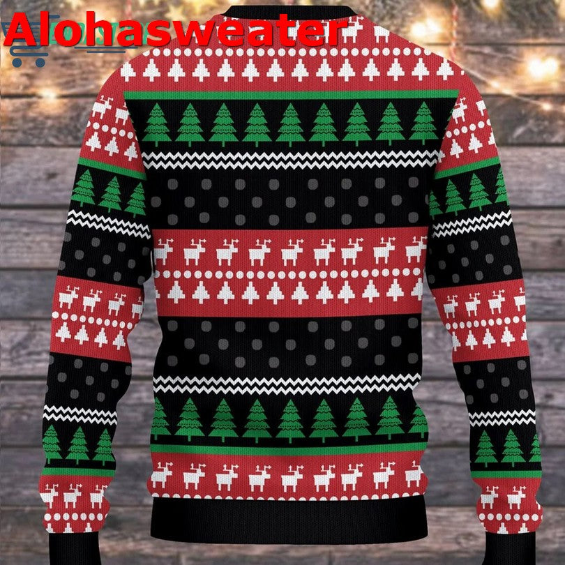 Astronauts ride a shark Ugly Christmas Sweater - Holiday Gift product image 3