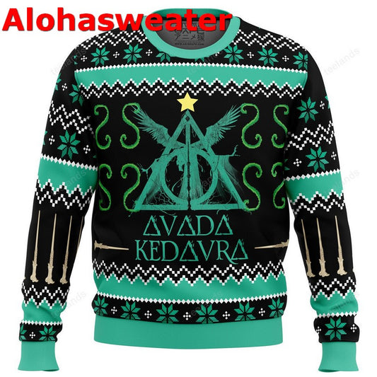 Avada kedavra Ugly Christmas Sweater - Holiday Gift product image