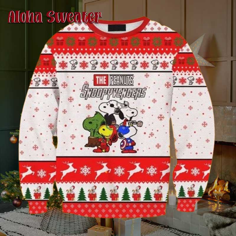 Singing Snoopy And Friend Ugly Christmas Sweater - Holiday Gift product image 5