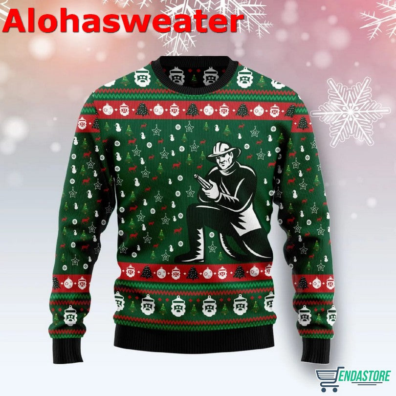 Awesome Firefighter Christmas Sweater - Holiday Gift product image 3