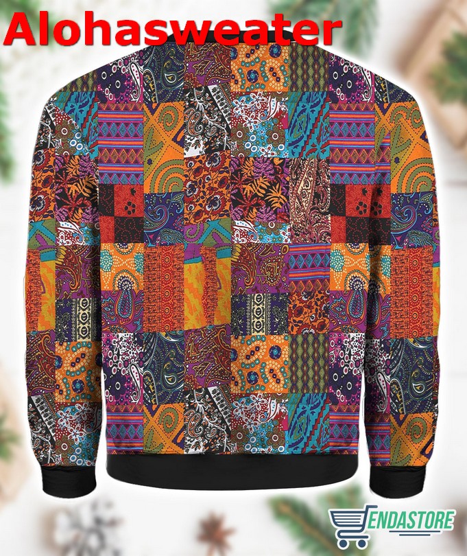 Awesome Patchwork Ugly Christmas Sweater - Holiday Gift product image 3
