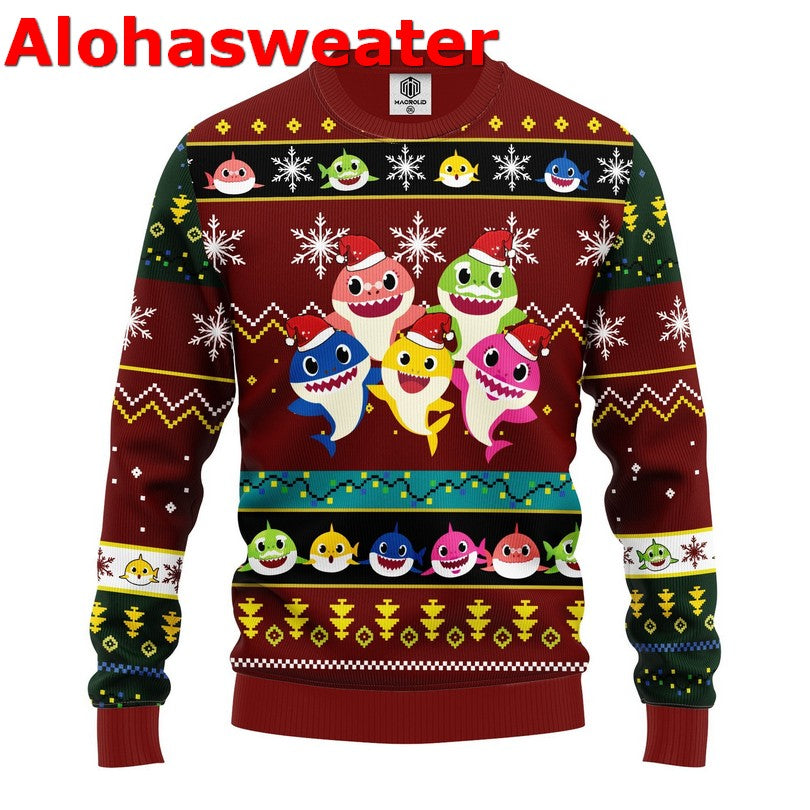 Baby Hippo Moo Deng Ugly Christmas Sweater - Holiday Gift product image 5