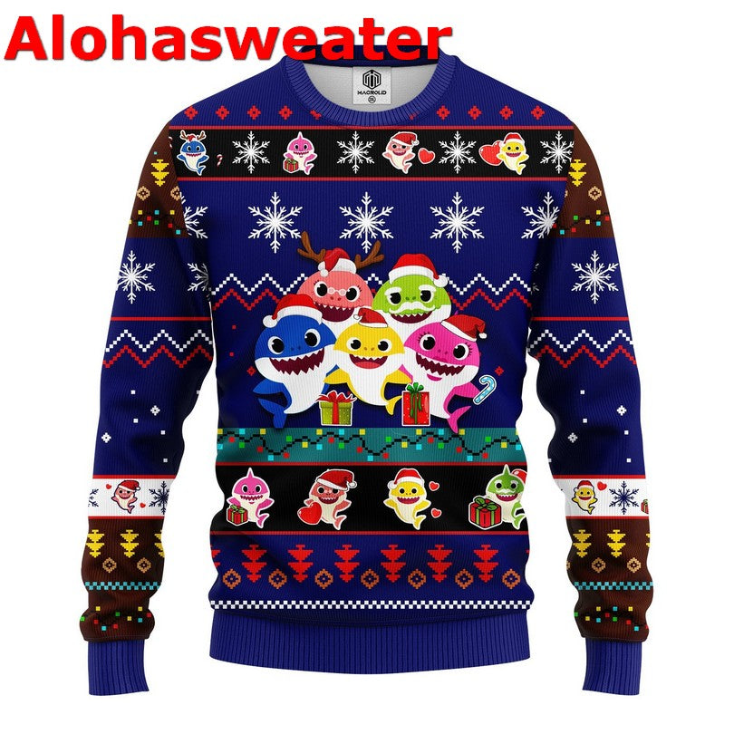 Baby Hippo Moo Deng Ugly Christmas Sweater - Holiday Gift product image 4