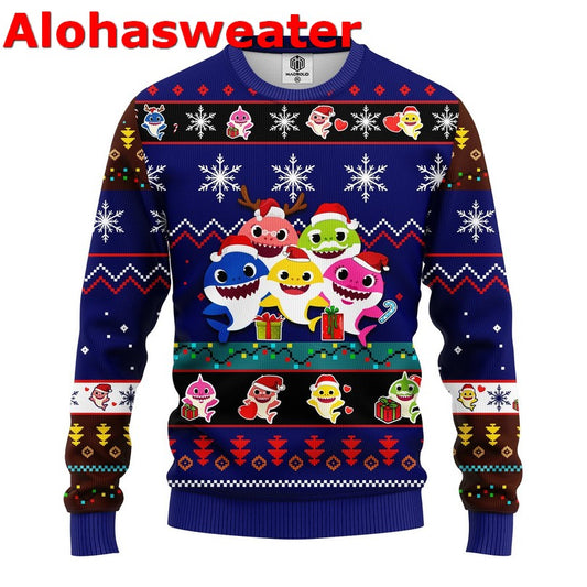Baby Shark Ugly Christmas Sweater - Holiday Gift product image