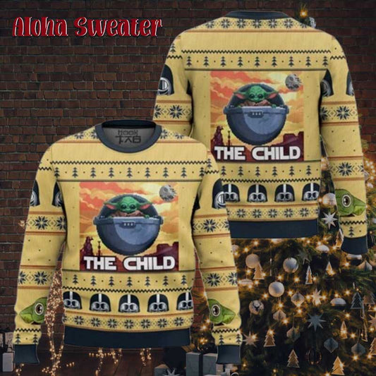 Baby Yoda The Child Ugly Christmas Sweater - Holiday Gift product image
