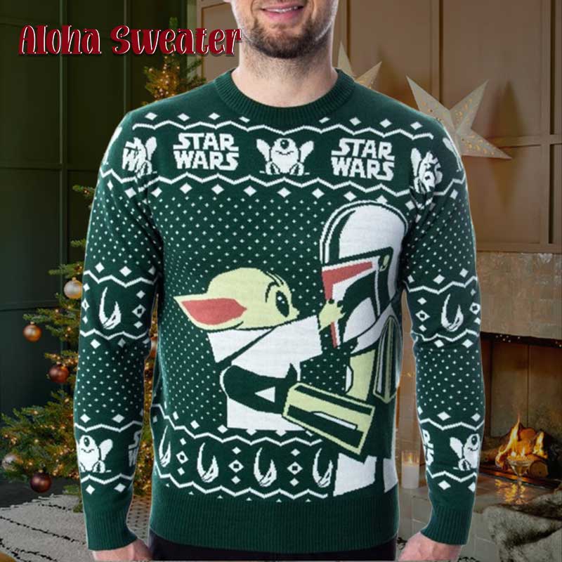 Baby Yoda The Child Ugly Christmas Sweater - Holiday Gift product image 2