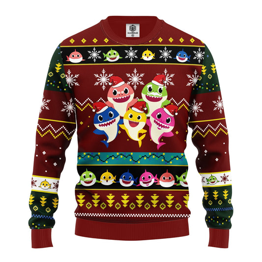 Baby Shark 3D Christmas Sweater - Holiday Gift product image