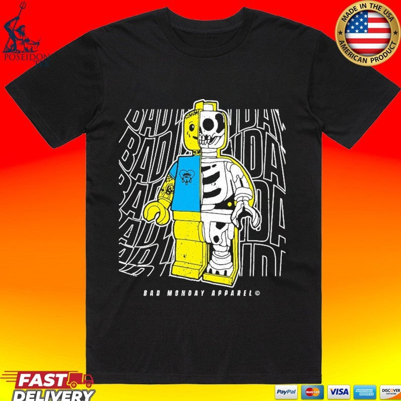 Bad Monday Apparel Kids Bonehead - Adult & Kids T-Shirts, Sweatshirts & Hoodies apparel design preview 1
