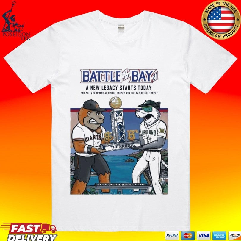 Ballers Vs San Francisco Giants Battle Of The Bay A - Adult & Kids T-Shirts, Sweatshirts & Hoodies apparel design preview 1